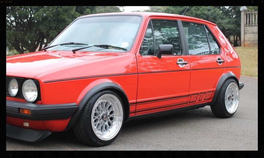 Mars Red 1984 VW Golf MK1 GTS Detailed by Lawrence